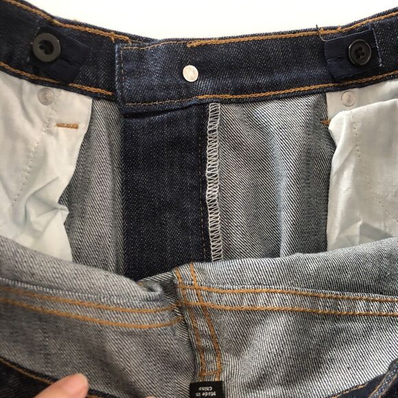 Pamela McCoy Jeans Womens 12 Blue Bootcut Dark Embroidered Paisley Cinch New - Picture 13 of 13